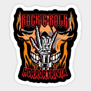 Halloween Rock & Roll horror trivia Sticker